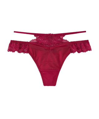 Tanga transparente en capas
