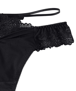 Tanga transparente en capas