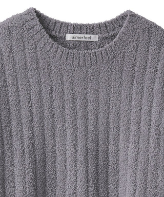 __Conjunto de top y pantalón de punto de chenilla cálido