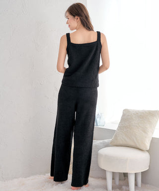 __Conjunto de ropa de estar por casa de 3 piezas de punto de chenilla acogedor