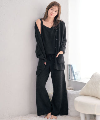 __Conjunto de ropa de estar por casa de 3 piezas de punto de chenilla acogedor