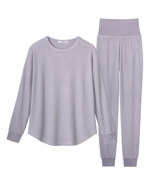 Soft Waffle Fabric Top and Bottom Set