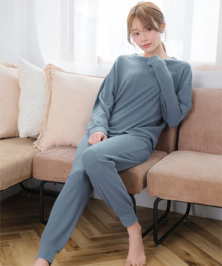 Soft Waffle Fabric Top and Bottom Set