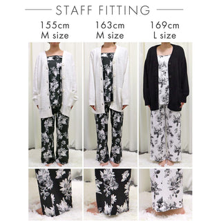 Set de ropa de salón de 3 piezas de punto