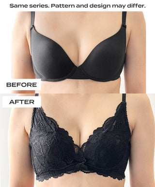Bunga monoton SIDE SLIMMING LACE PUSH-UP BRA