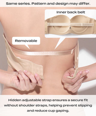 Semak semak tanpa tali Maximum Boost Bra CHOMORI BRA(R) Demi Bra