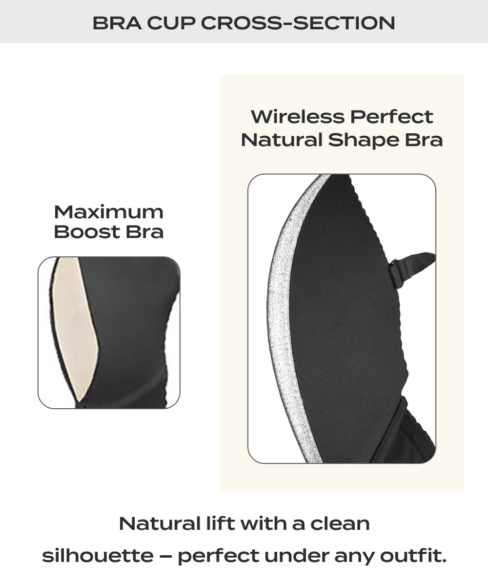 Wireless Perfect Natural Shape Bra | aimerfeel