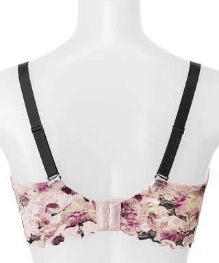 Hazy Flower Side Slimming Lace Push-Up Bra (FGH Cup)