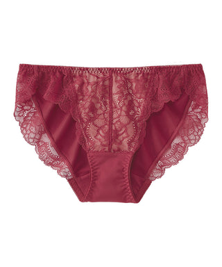 Victoria's Secret PINK Thong Panty Set of 3, No-show Lace Maroon