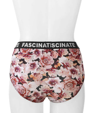 Pink Mix Flower Print Bikini Panty