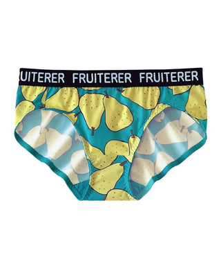 Braguitas bikini con estampado de frutas tropicales