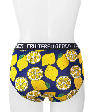 Braguitas bikini con estampado de frutas tropicales
