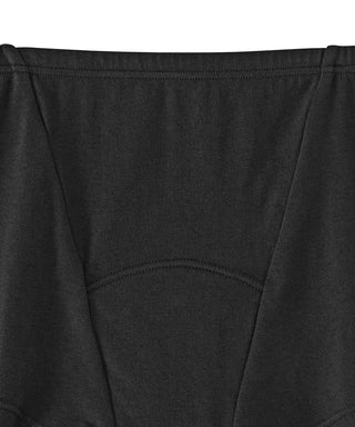 Pantalones cortos de período absorbentes de agua de tela de algodón 95%