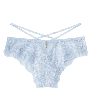 Strappy Cheekster Panties in Pale Blue