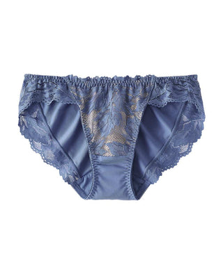Amante Blue Womens Lace Bloom Brazilian Panty, Size: M at Rs 417