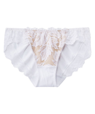 Buy Shyle White Floral Lace Transparent Panty - Bikini for Women 