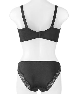 Lily Lace Bra & Panty with Side Support (FGH Cup)