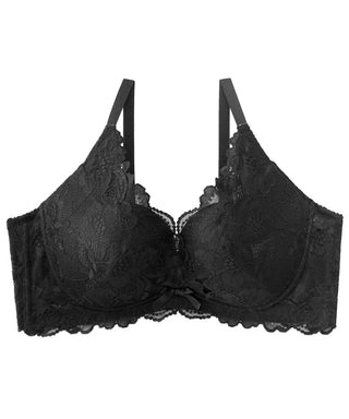 Side Slimming Lace Push-Up Bra (D85, E85)
