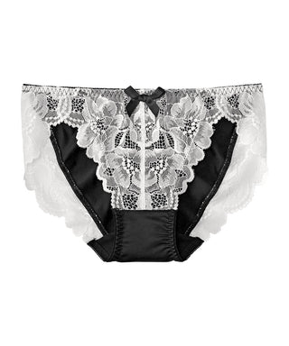 Buy Boudoir Collection Off White Floral Lace French Knickers 12, Knickers