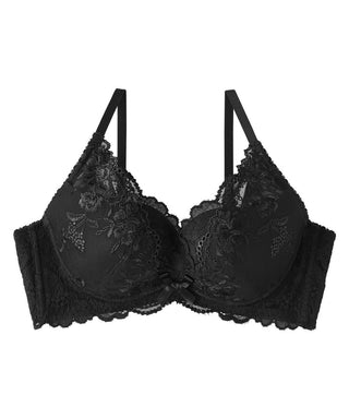 Lustrously Lace Side Slimming Lace Push-Up Bra