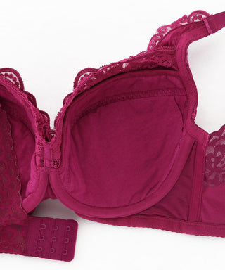 Rose Lace High Side Slim Bra  (FGH Cup)