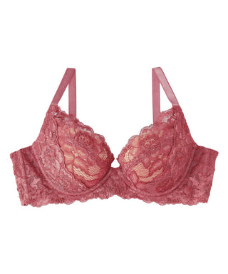 Floral Lace Side Support Bra