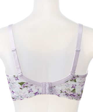 Flower Side Slimming Lace Push-Up Bra for a greater sense of stability (F, G, H Cup)