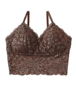 Everyday Essential Padded Lace Bralette in Rust • Impressions Online  Boutique