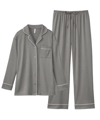 Conjunto de pijama estándar de un color arriba-abajo