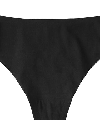 Seamless Thong Panty - Black