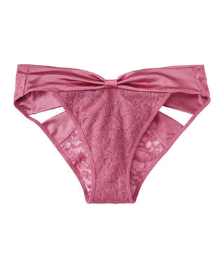 Victoria's Secret Lace Cheeky Panty Set of 3 X-Large Rose / Red