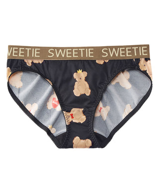 Teddy Bear Print  Bikini Panty